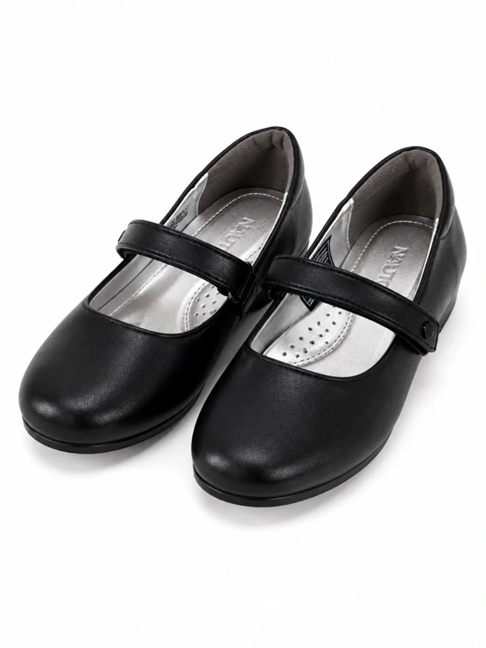 New - Nautica Girls Black Mary Jane Dress Shoes